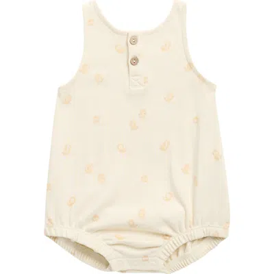 Quincy Mae Babies'  Chicks Sleeveless Bubble Romper In Neutral