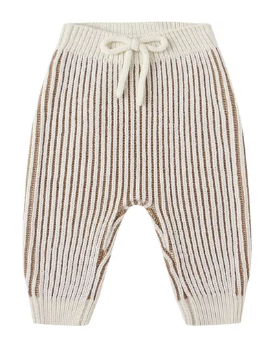 Quincy Mae Kids' Chunky Knit Pant In Neutral