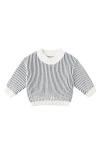 Quincy Mae Crewneck Sweater In Blue