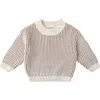 Quincy Mae Crewneck Sweater In Neutral