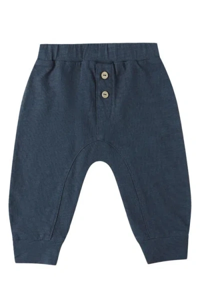 Quincy Mae Babies'  Cru Pull-on Pants In Blue