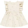 Quincy Mae Daisy Floral Waffle Knit Organic Cotton Dress & Bloomers
