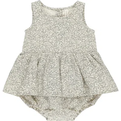 Quincy Mae Babies'  Floral Organic Cotton Skirted Bodysuit