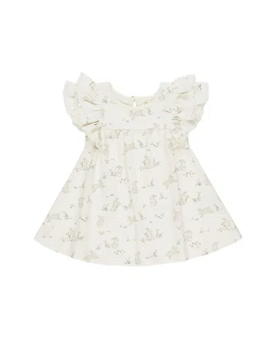 Quincy Mae Kids' Flutter Dress In Multi