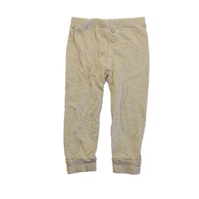 Quincy Mae Kids' Girls Beige Leggings In Brown