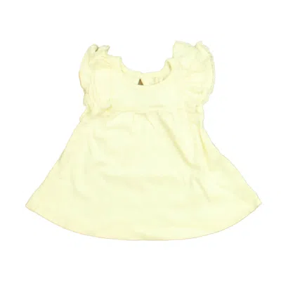 Quincy Mae Kids' Girls Ivory Dress In Yellow