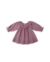 Quincy Mae Girls' Long Sleeved Isla Dress - Baby In Purple