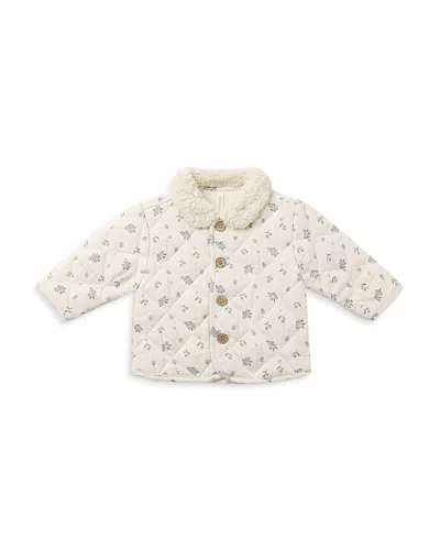 Quincy Mae Kids' Girls' Winter Berry Quilted Jacket - Baby In White