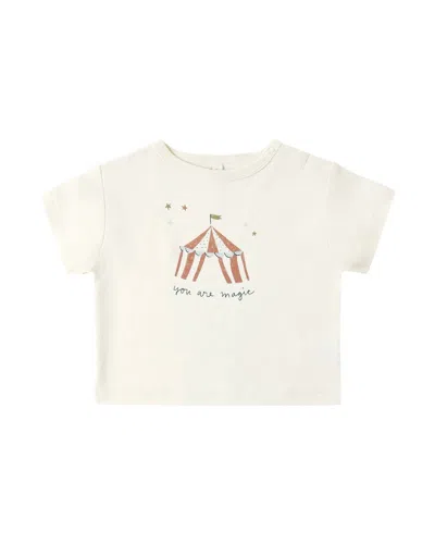 Quincy Mae Kids' Girls You Are Magic Boxy Tee In White