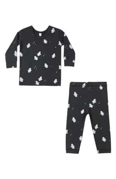 Quincy Mae Kids' 2-piece Pajama Set In Black