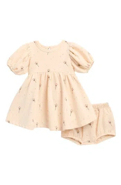 Quincy Mae Babies'  Kids' Darla Dress & Bloomers Set In Brown