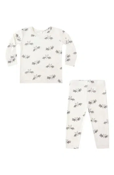 Quincy Mae Kids' Fitted Pajama Set In Bats