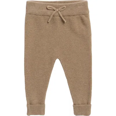 Quincy Mae Babies'  Kids' Heathered Organic Cotton Knit Pants In Green