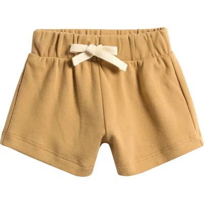 Quincy Mae Babies'  Kids' Play Cotton Shorts In Brown