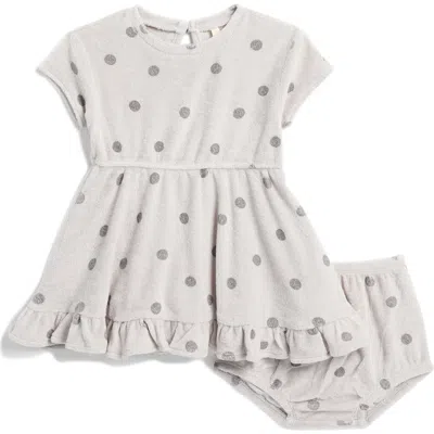 Quincy Mae Babies'  Kids' Polka Dot Terry Dress & Bloomers