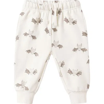 Quincy Mae Kids' Relaxed Fleece Sweatpants In Neutral