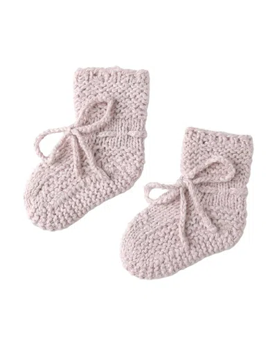 Quincy Mae Kids' Knit Booties In Pink