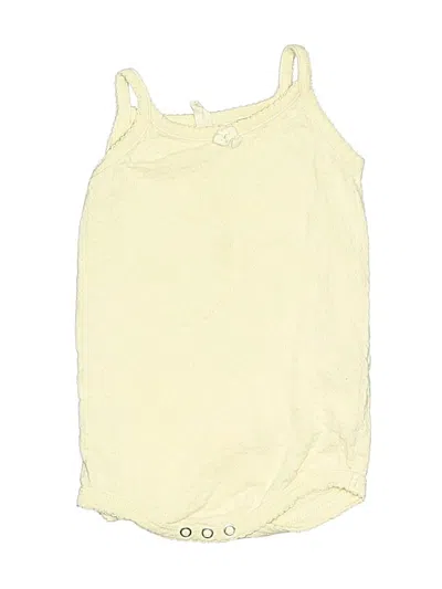 Pre-owned Quincy Mae Babies' Leotard In Ivory