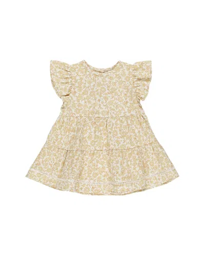 Quincy Mae Kids' Lily Dress In Brown