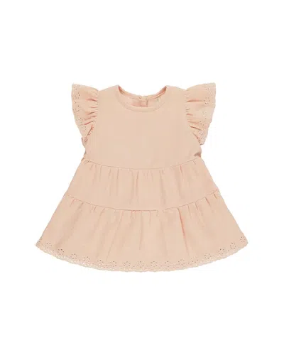 Quincy Mae Kids' Lily Dress In Neutral