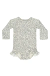 Quincy Mae Olivia One-piece Rashguard Swimsuit In Ivory