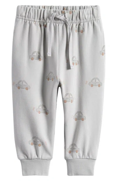 Quincy Mae Babies'  Print Relaxed Joggers In Gray
