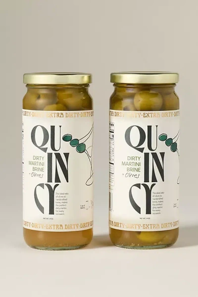 Quincy Mae Quincy Olive And Brine, Set Of 2 In Multi