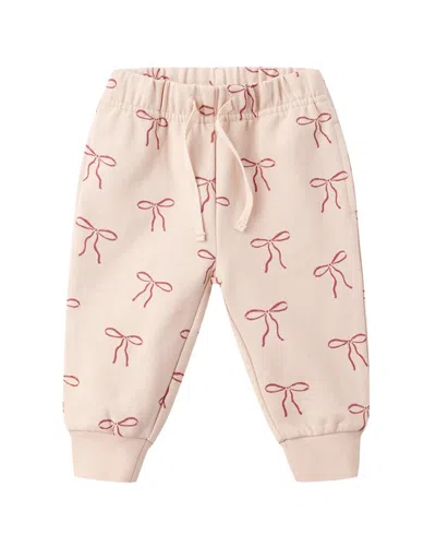 Quincy Mae Kids' Relaxed Fleece Sweatpant In Purple