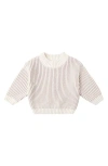 Quincy Mae Relaxed Sweater In Neutral