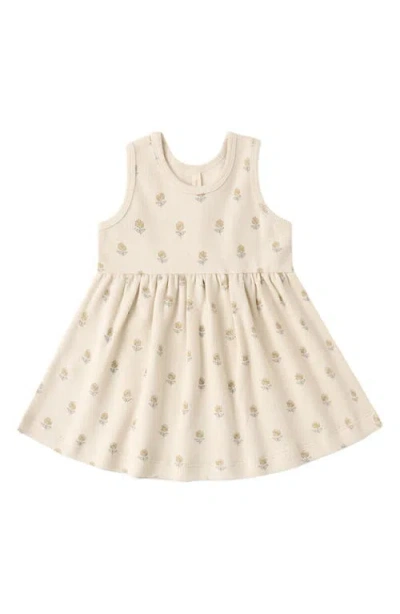 Quincy Mae Babies'  Ribbed Tank Dress In Multi