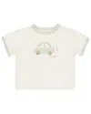 Quincy Mae Ringer T-shirt In White