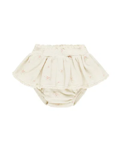 Quincy Mae Kids' Skirted Bloomer In Neutral