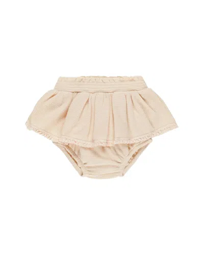 Quincy Mae Kids' Skirted Bloomer In Neutral
