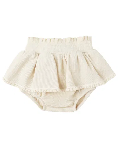 Quincy Mae Kids' Skirted Bloomer In Neutral