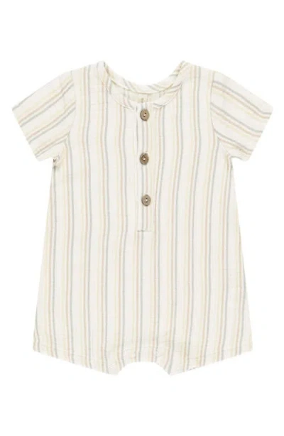 Quincy Mae Babies'  Stripe Organic Cotton Romper
