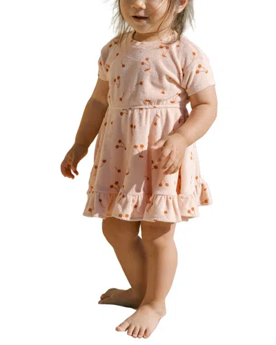 Quincy Mae Kids' Terry Dress In Brown