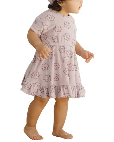 Quincy Mae Kids' Terry Dress In Purple