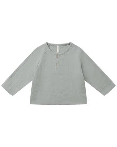 Quincy Mae Zion Shirt In Gray