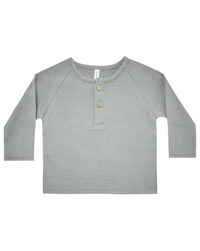 Quincy Mae Zion Shirt In Gray