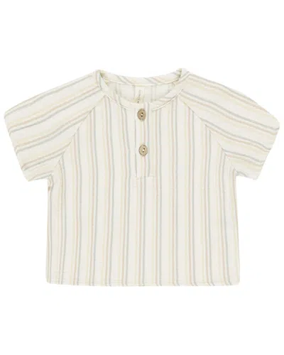 Quincy Mae Kids' Zion Shirt In Neutral