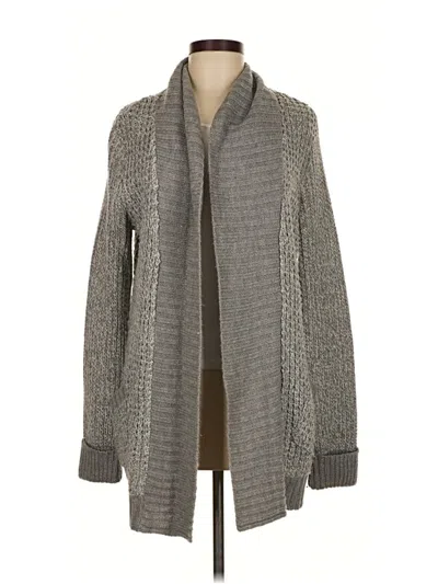 Pre-owned Quinn Cardigan Sweater In Gray