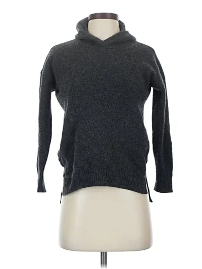 Pre-owned Quinn Cashmere Pullover Sweater In Gray