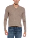 Quinn Cashmere V-neck Sweater In Multi