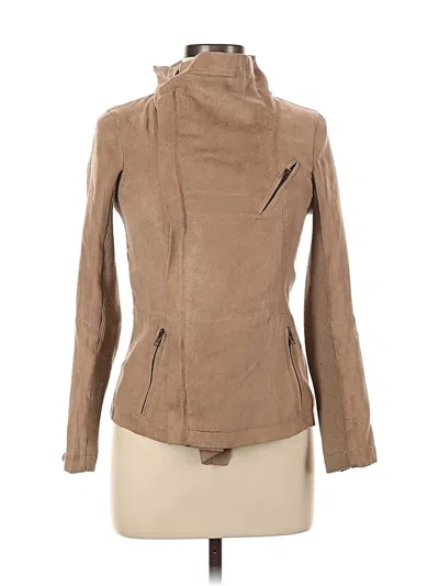 Pre-owned Quinn Jacket In Tan
