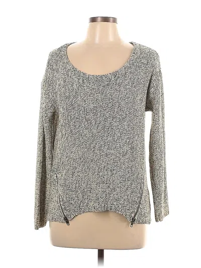 Pre-owned Quinn Pullover Sweater In Gray