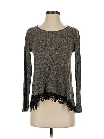 Pre-owned Quinn Pullover Sweater In Gray