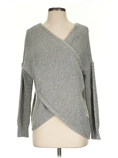 Pre-owned Quinn Pullover Sweater In Gray
