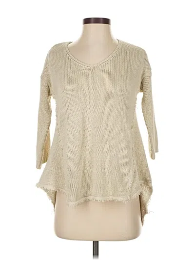 Pre-owned Quinn Pullover Sweater In Tan