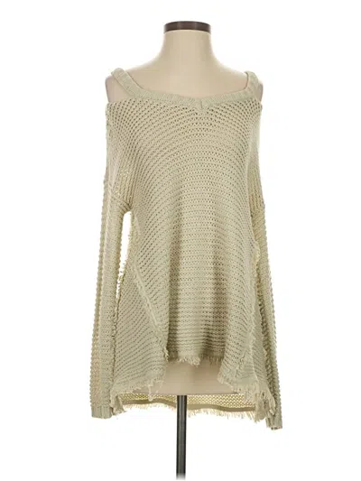 Pre-owned Quinn Pullover Sweater In Tan