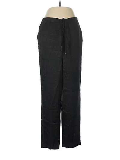 Pre-owned Quinn Silk Pants In Black